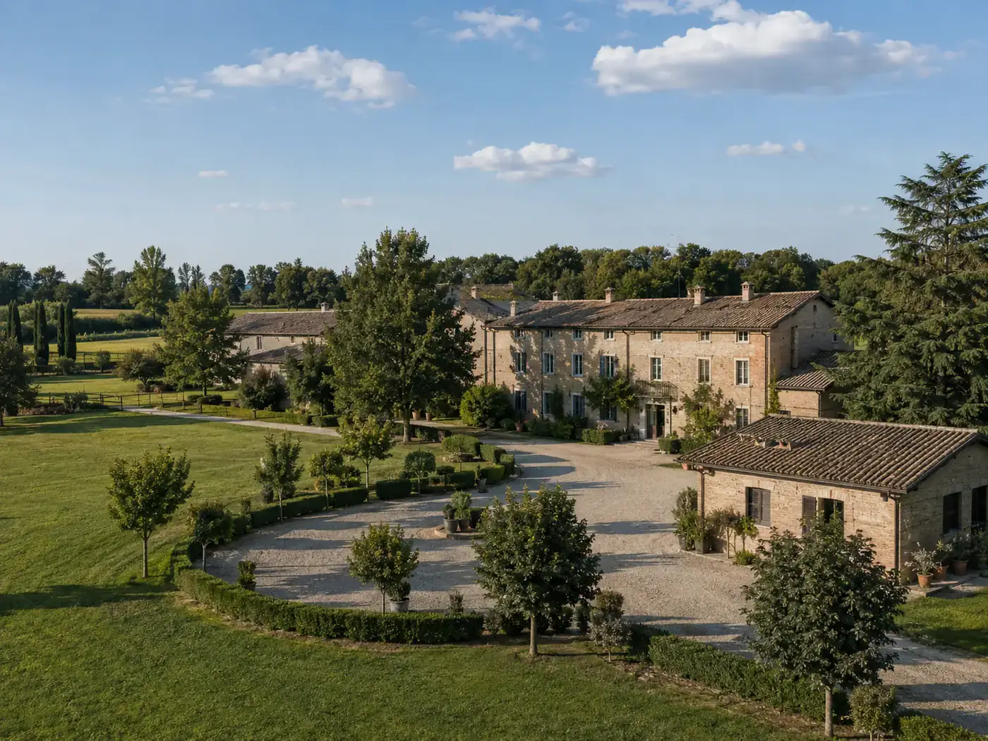 La corte interna della residenza
